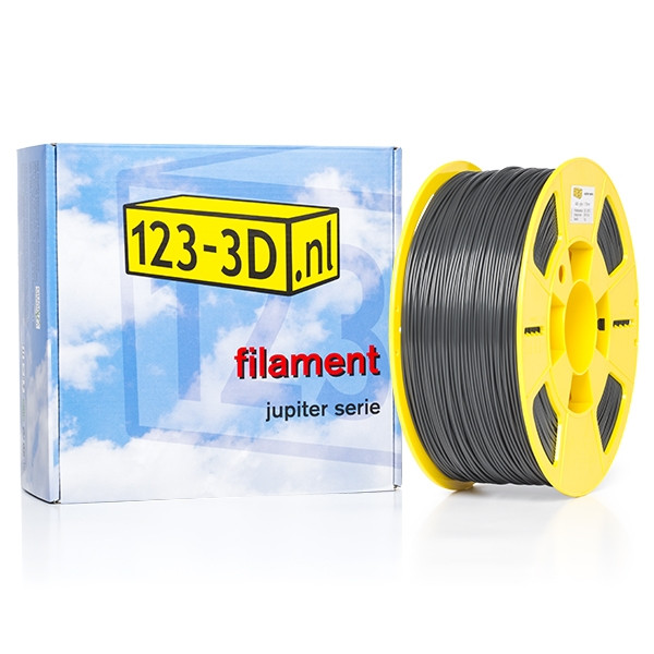 123inkt Filament grijs 1,75 mm ABS 1 kg Jupiter serie (123-3D huismerk)  DFP01164 - 1