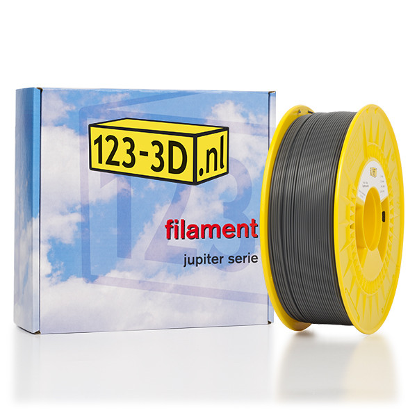 123inkt Filament grijs 1,75 mm PLA 1,1 kg Jupiter serie (123-3D huismerk)  DFP01050 - 1