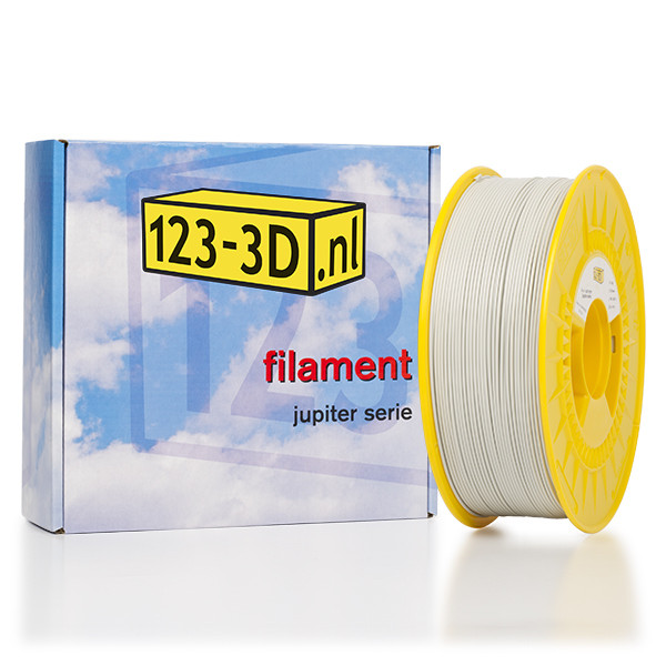 123inkt Filament lichtgrijs 1,75 mm PLA 1,1 kg Jupiter serie (123-3D huismerk)  DFP01053 - 1