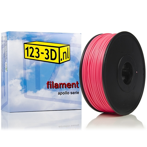 123inkt Filament roze 2,85 mm ABS 1 kg Apollo serie (123-3D.nl huismerk)  DFA00028 - 1