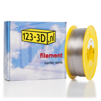 123inkt Filament transparant 1,75 mm PETG 1 kg Jupiter serie (123-3D huismerk)  DFP01111