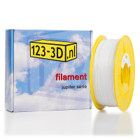 123inkt Filament wit 1,75 mm PETG 1 kg Jupiter serie (123-3D huismerk)  DFP01118
