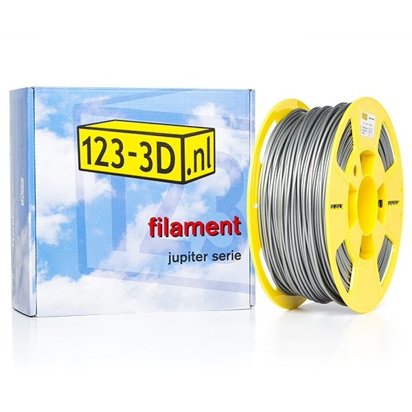 123inkt Filament zilver 2,85 mm PLA 1 kg Jupiter serie (123-3D huismerk)  DFP11035 - 1