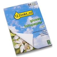 123inkt Glossy hoogglans fotopapier 135 g/m² A4 (50 vellen) FSC®  064040