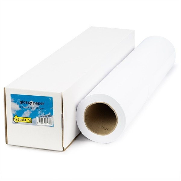123inkt Glossy paper roll 610 mm x 30 m (190 g/m²) 6058B002C 6060B002C Q1420AC Q1420BC Q1426B 155051 - 1