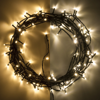 123inkt Kerstverlichting 12 meter | extra warm wit & warm wit | 120 lampjes  LDR07002