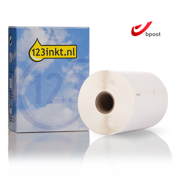 123inkt LW650XL PRO 1933086 / 2112287 extra grote duurzame Bpost verzendlabels 653323 - 1