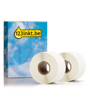 123inkt LW650XL PRO brede adresetiketten 2 rollen (89 x 36 mm) 089318