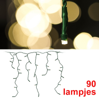 Led IJspegelverlichting 90 lampjes warm wit voor binnen en buiten LKO00041
