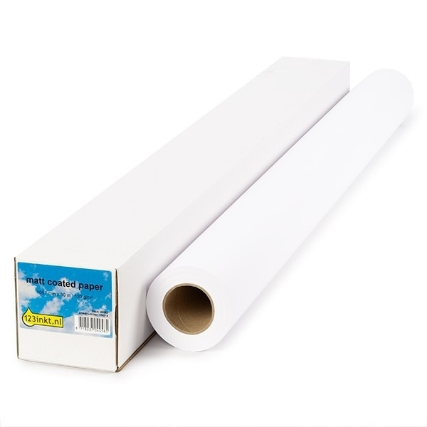 123inkt Matt Coated paper roll 1067 mm x 30 m (120 g/m²) 5922A003C 155070 - 1