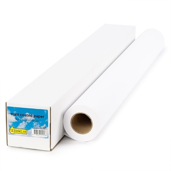 123inkt Matt Coated paper roll 841 mm x 45 m (90 g/m²) Q1441AC 155074 - 1