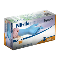 123inkt Nitril handschoenen maat L poedervrij blauw (100 stuks) 9000896 9001166 SDR00487