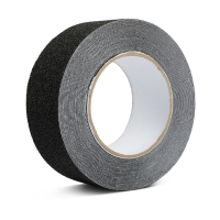 123inkt PVC antisliptape met zandoppervlak (zwart) 50 mm x 10 m 302547