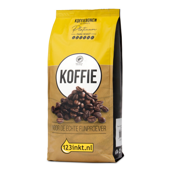 123inkt Platinum dark roast koffiebonen 1 kg  300973 - 1