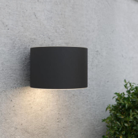 Solar wandlamp | Gloucester | Down | 3000K | IP54 | Zwart LDR08536