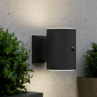 Solar wandlamp met sensor | Up & Down | Grantham | 3000K | IP54 | Zwart LDR08531