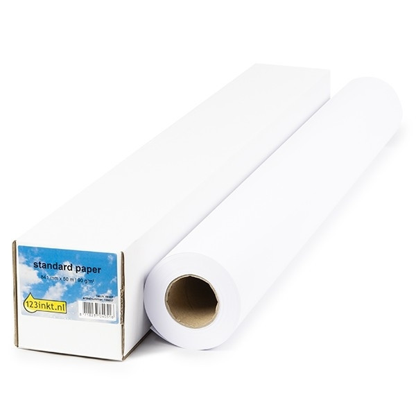 123inkt Standard paper roll 841 mm x 50 m (90 g/m²) C13S045279C Q1444AC 155089 - 1