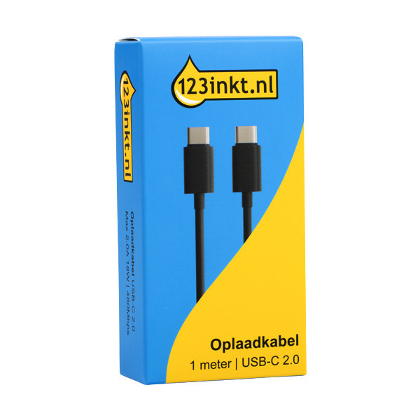 USB-C naar USB-C 2.0 kabel geschikt voor Fairphone zwart (1 meter) 303393 - 2