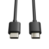 USB-C naar USB-C 2.0 kabel geschikt voor Samsung zwart (1 meter) 303389 - 1