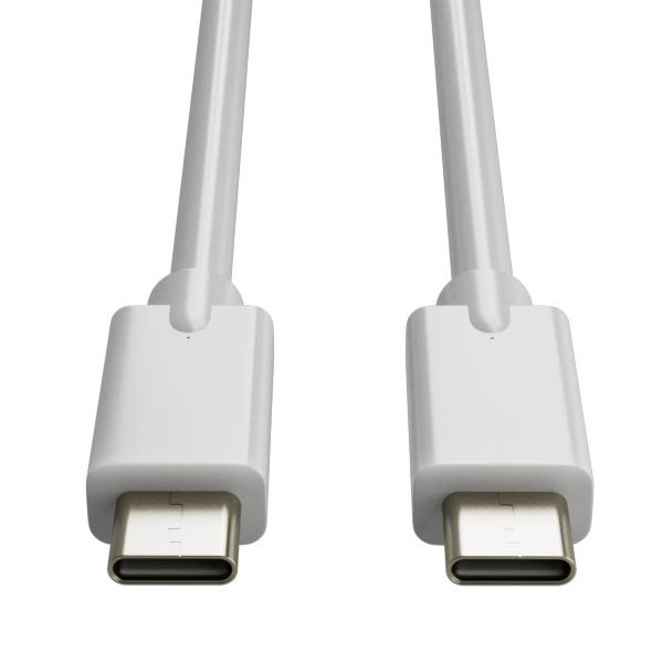 USB-C naar USB-C 3.2 kabel geschikt voor iPhone 15 en nieuwer wit (1 meter) 303346 - 1