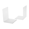 123inkt acryl boekensteunen transparant 10 x 10 x 13 cm (2 stuks)