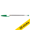 123inkt balpen met dop helder groen (50 stuks)