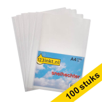 123inkt bestekmap wit A4 (100 stuks)