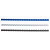 123inkt bindrug 12 mm set blauw, wit en zwart (75 stuks)