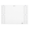 123inkt bureau onderlegblok 50 x 35 cm 2025-2028 (40 vellen)