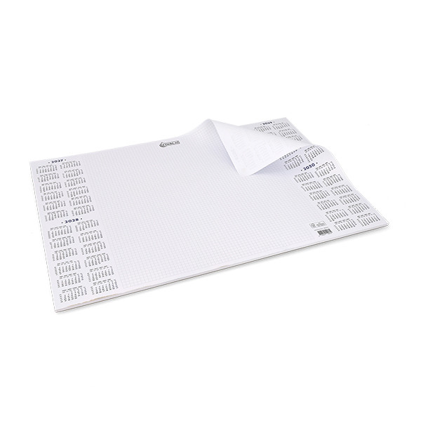 123inkt bureauonderlegblok 50 x 35 cm 2027-2030 (40 vellen) FSC® Mix 70% 302755 - 1