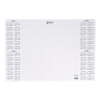 123inkt bureauonderlegblok 50 x 35 cm 2027-2030 (40 vellen) FSC® Mix 70% 302755 - 3