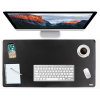 123inkt bureauonderlegger 80 x 40 cm zwart siliconen 52680089C 302422 - 2