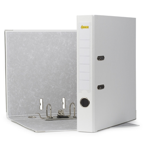 123inkt classeur A4 plastic wit 50 mm 300173 - 1