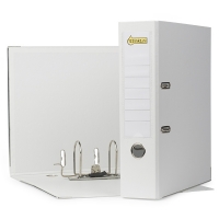 123inkt classeur A4 plastic wit 80 mm 300109