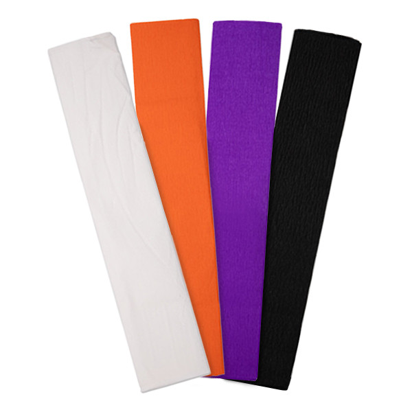 123inkt crêpepapier 250 x 50 cm Halloween set (4 stuks) FSC® Mix Credit  302330 - 1