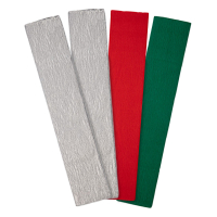123inkt crêpepapier 250 x 50 cm festive set (4 stuks) FSC® Mix Credit  302329