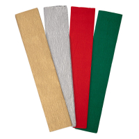 123inkt crêpepapier 250 x 50 cm festive set (4 stuks) FSC® Mix Credit 302329