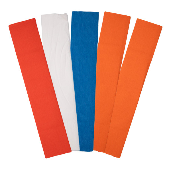 123inkt crêpepapier 250 x 50 cm nederlandse set (5 stuks) FSC® Mix Credit 303619 - 1