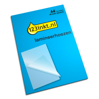 123inkt document lamineerhoes A4 glanzend 2x125 micron (100 stuks)