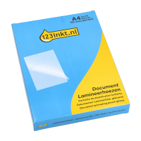 123inkt document lamineerhoes A4 glanzend 2x175 micron (100 stuks) 302888