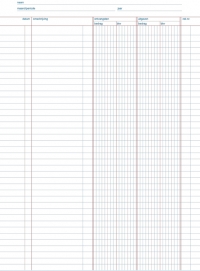 123inkt doorschrijfkasboek met btw zelfkopiërend met copystop (50 vellen) 30225C 300095