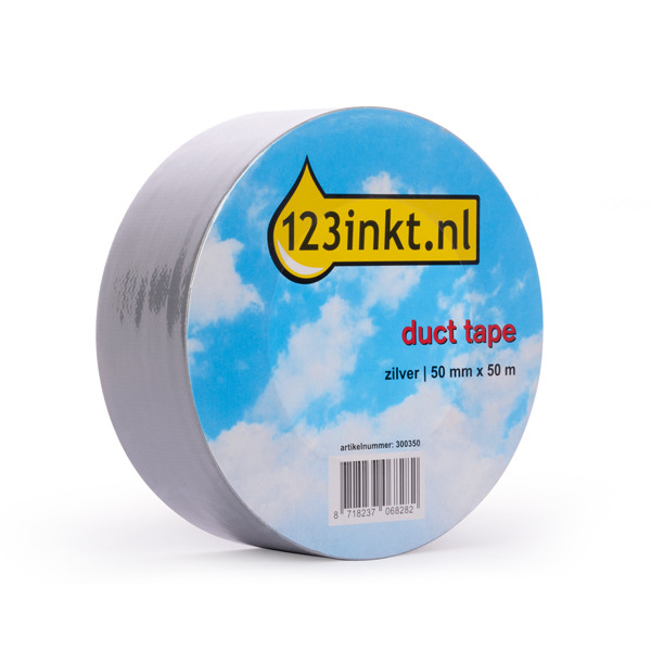 123inkt duct tape zilver 50 mm x 50 m 1669214C 1669268C 190050SC 2505135C 4818NRC 300350 - 1