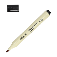 123inkt eco permanent marker zwart (1 - 5 mm beitel) 302987