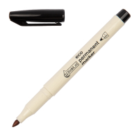 123inkt eco permanent marker zwart (1 mm rond) 4-25001C 390602