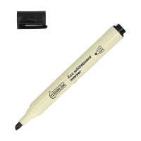 123inkt eco whiteboard marker zwart (1 - 5 mm beitel) 302988