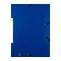 123inkt elastomap karton blauw A4 400116324C 55502EC 390531