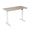 123inkt elektrische zit-sta bureau wit onderstel Robson blad 140 x 80 cm (1 motor) 302649 - 1