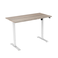 123inkt elektrische zit-sta bureau wit onderstel Robson blad 160 x 80 cm (1 motor)  302657