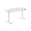 123inkt elektrische zit-sta bureau wit onderstel wit blad 140 x 80 cm (2 motoren)  302614 - 2