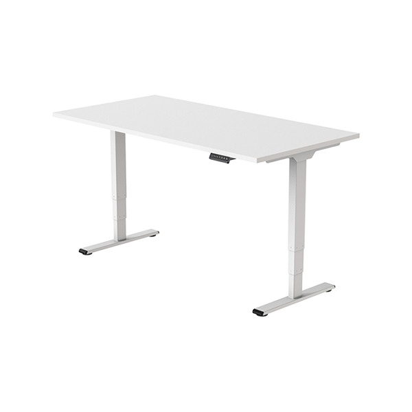 123inkt elektrische zit-sta bureau wit onderstel wit blad 140 x 80 cm (2 motoren)  302614 - 3
